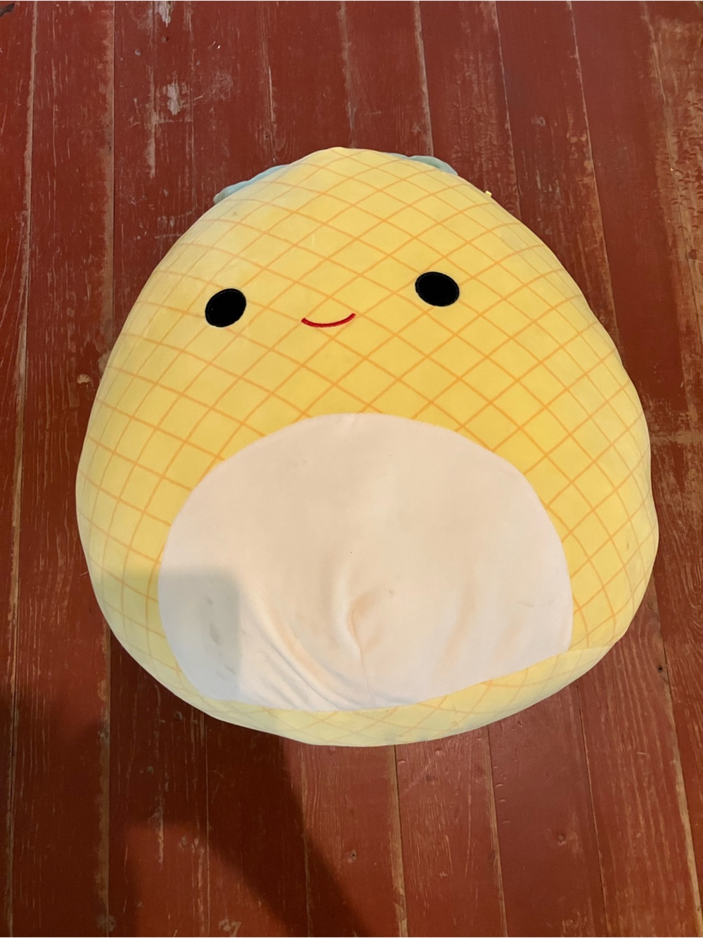 Squishmallows Yellow Plush with White Brand Tag